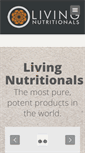 Mobile Screenshot of livingnutritionals.com